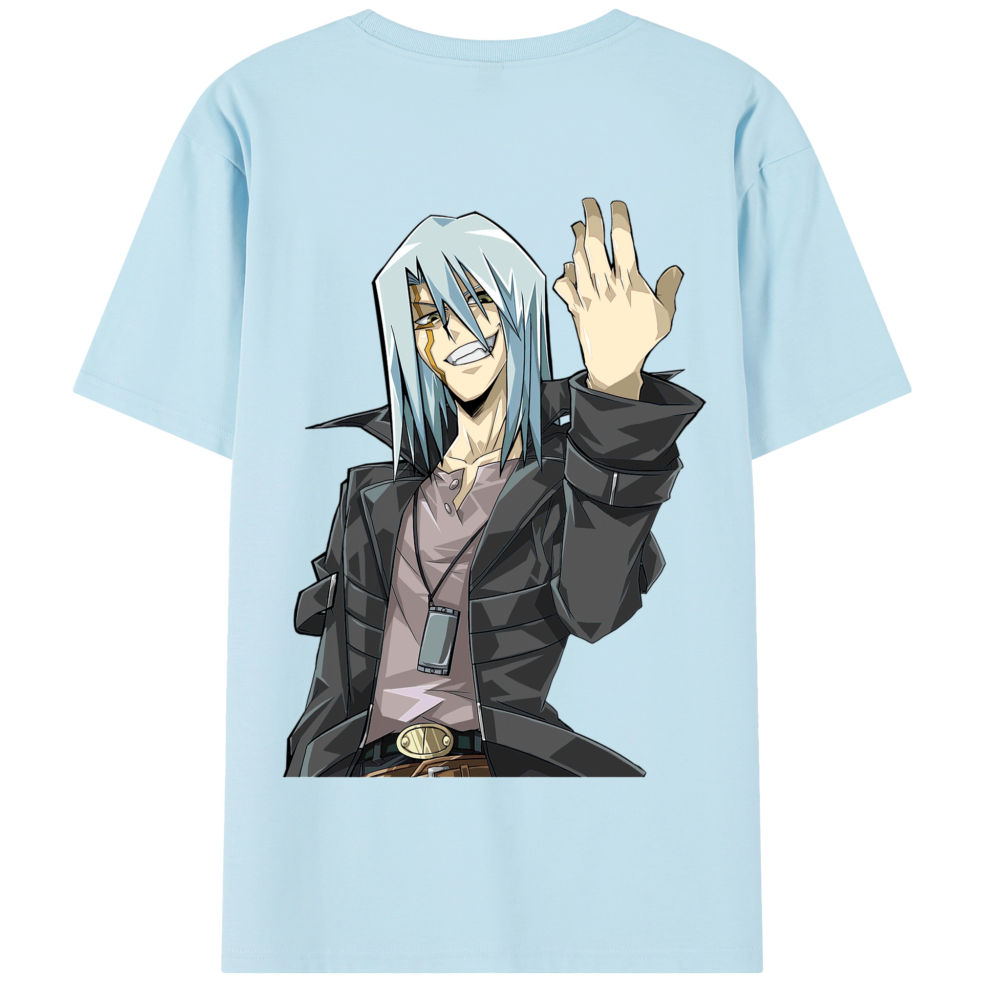 （画像用） 遊☆戯☆王 Yu-Gi-Oh! 綿100％半袖Tシャツ（背面プリント）